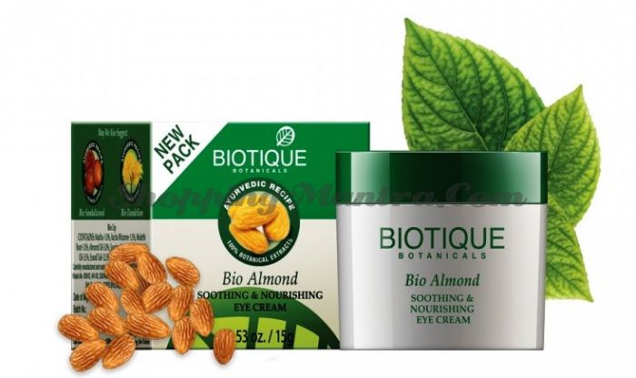 Крем Биотик Миндаль для ухода за кожей вокруг глаз | Biotique Almond Eye Cream