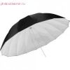 Cтудия Fujimi FJFG-40BW Зонт параболический белый на отражение. Цвет: чёрный/белый. Диаметр: 101 см. Материал: стекловолокно