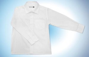 Нарядная белая рубашка для мальчика Елена и ко 220-1-150