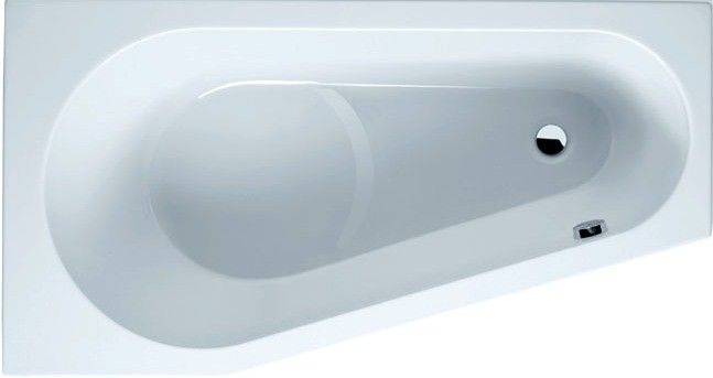 Асимметричная акриловая ванна Riho Delta 160x80 R без гидромассажа BB8200500000000