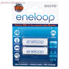 Аккумулятор SANYO Eneloop HR-3UTGB-2BP 1900 mAh, 2 шт., АА