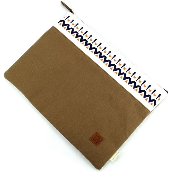 Папка "Fair Isle Print" - Brown