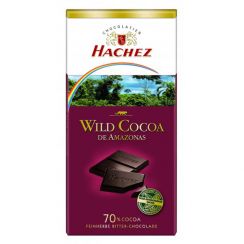 Шоколад Hachez Горький из диких какао-бобов Амазонии 70% - 100 г (Германия)