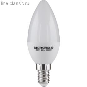 Лампы светодиодные LED - Свеча SMD 6W 4200K Е14 теплый