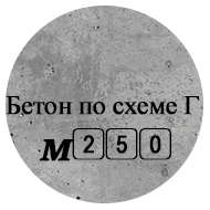 Бетон М250