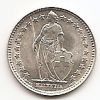 1/2 франка Швейцария 1952