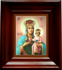Озерянская икона Божьей Матери (21х24), простой киот