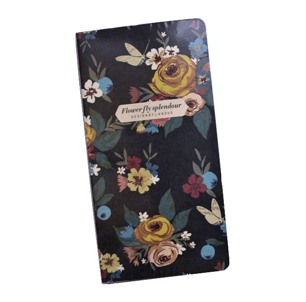 Скетчбук "Flower Fly Splendour" - Black