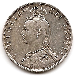1 флорин Великобритания 1889