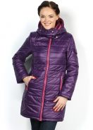 Куртка демис. 3в1 "Одри" фиолетовая для беременных и слингоношения