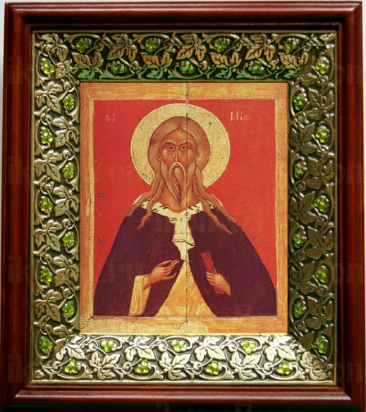 Илия пророк (21х24), киот со стразами