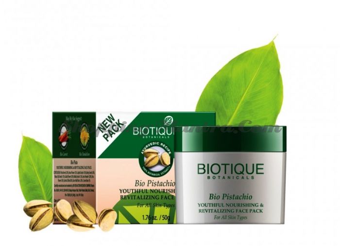 Омолаживающая маска для лица Биотик Фисташки | Biotique Bio Pistachio Face Pack