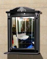 Зеркало для ванной комнаты "Руссильон PROVENCE-75 черное дерево"