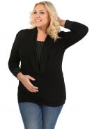 SALE! Блуза ПБВ02 черная для беременных и кормящих