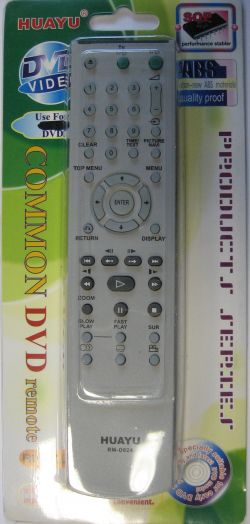 Пульт ДУ Sony RM-D624 универсальный корпус  RM-D175P DVD