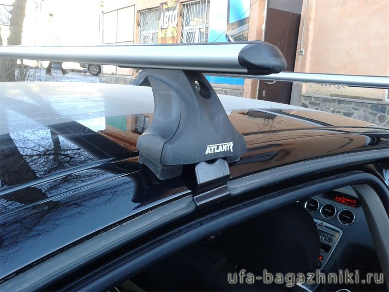 Багажник на крышу Peugeot 408, Атлант, аэродинамические дуги