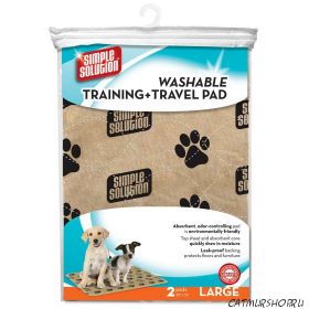 Simple Solution Washable Training & Travel Pad - впитывающие многоразовые пеленки - 2 шт.