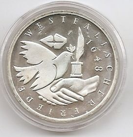 Освобождение Вестфалии 10 марок ФРГ 1998 J PROOF