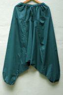 темно-зеленые индийские штаны алладины (афгани), купить в интернет-магазине. женские, мужские