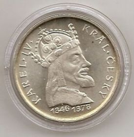 600 лет со дня смерти Короля Чехии Карел IV 100 крон Чехословакия 1978