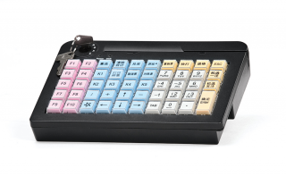 Программируемая клавиатура АТОЛ KB-50-U черная c ридером магнитных карт на 1-3 дорожки