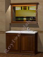 Комплект в ванную со стиральной машиной "Челси-2 КОМБИ-L орех" с зеркалом