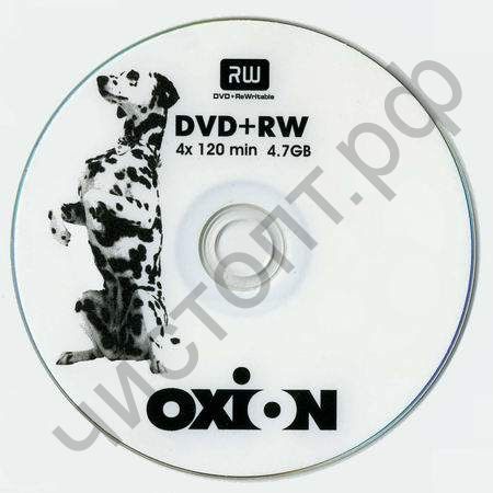 OXION DVD+RW 4.7Gb  4x "Далматин" SL-1
