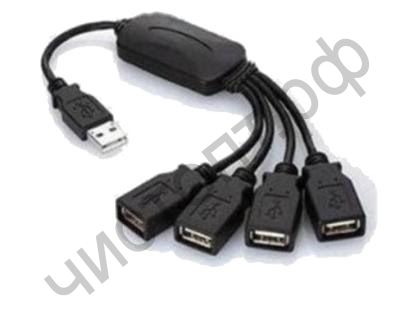 USB HUB USB-хаб OT-PCR07 (101) на 4 порта USB 2.0