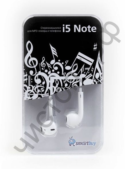 Наушники SmartBuy® i5 Note, белые (SВE-9100)