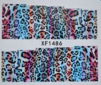 Водная наклейка для дизайна ногтей XF 1486
