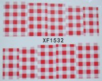 Водная наклейка для дизайна ногтей XF 1532
