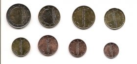 Годовой набор монет евро Нидерланды 2015