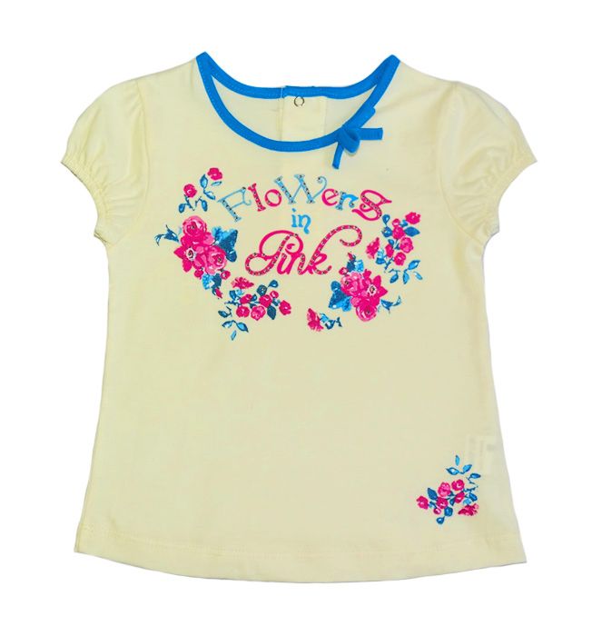 Блуза для девочки Цветочная гирлянда