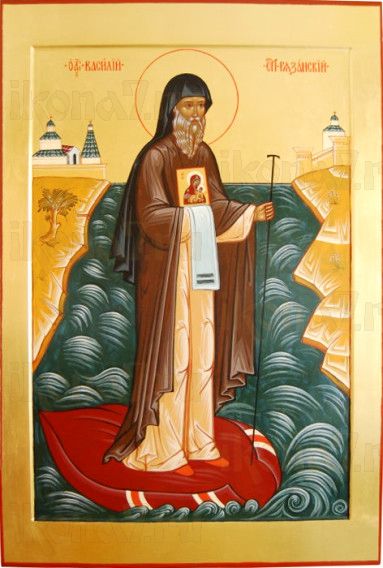 Икона Василий Рязанский (рукописная)