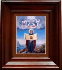 Порт-Артурская икона Божьей Матери (21х24), простой киот