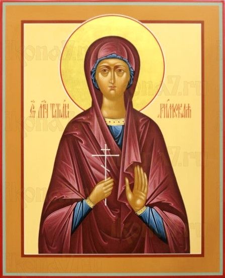 Икона Татьяна Римская (рукописная)