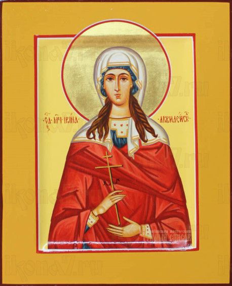 Икона Ирина Аквилейская (рукописная)