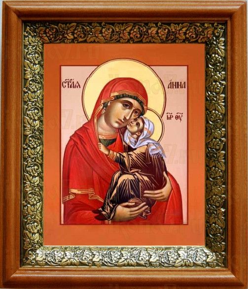 Анна Праведная, Мать Богородицы (19х22), светлый киот