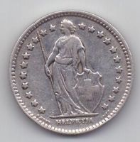 1 франк 1939 г. Швейцария