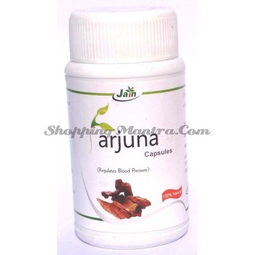Арджуна для укрепления сердца в капсулах / Jain Ayurvedic Arjuna Capsules