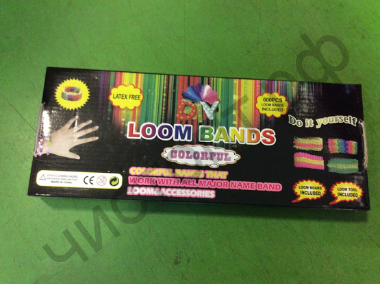 Набор для плетения Loom Bands (Лум Бэндс) DIY 600 шт. резинок ,крючок, 14 клипс ,большой станок для плетения , инструкция (5)
