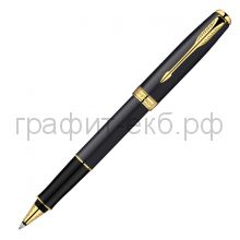 Ручка-роллер Parker Sonnet Core Matte Black GT черный матовый T528 1931518