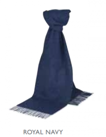 шарф 100% шерсть ягнёнка , расцветка Royal Navy Королевский Темно-Синий,  ,плотность 6