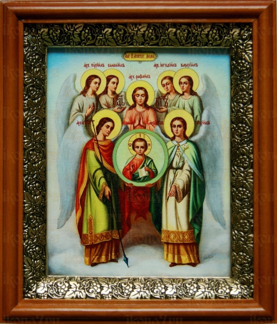 Собор архангела Михаила (19х22), светлый киот