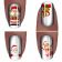 Слайдер-дизайн для ногтей Рождество. Санта Клаус, колокольчики, новогодний носок