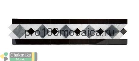 Бордюр (73х320х10 мм) BIANCO коллекция Naturmod-decors (CHAKMAKS)