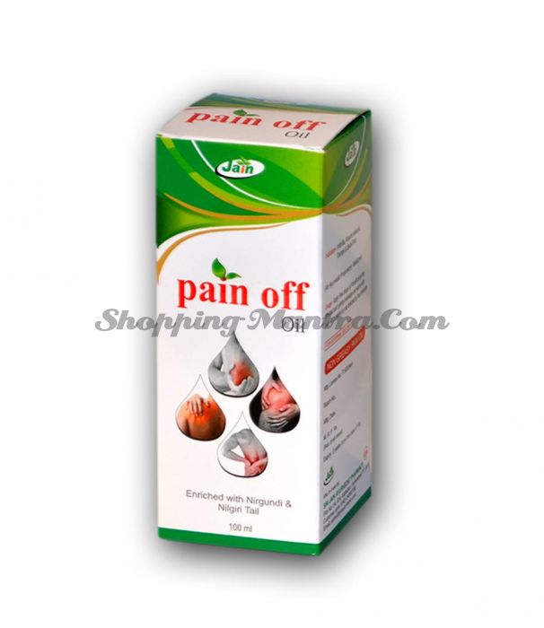 Обезболивающее масло Пейн Офф Джайн Аюрведик | Jain Ayurvedic Pain Off Oil