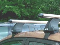 Багажник на крышу Kia Picanto 2011-..., Атлант, аэродинамические дуги