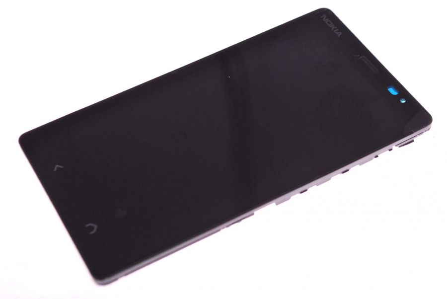 LCD (Дисплей) Nokia X2 Dual sim (в сборе с тачскрином) (в раме) Оригинал
