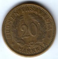 20 марок 1939 г. Финляндия